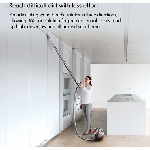 Dyson Big Ball Animal 2 Cylinder Vacuum Cleaner - Annotation -  Difficult to reach places shot